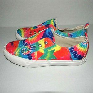 Gypsy Jazz Shoes Tie Dye With Star Women's Size 8